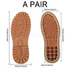 Rubber Anti Skid Silicon Shoes Bottom Heel Sole&nbsp;FIND-WH0126-630B-03