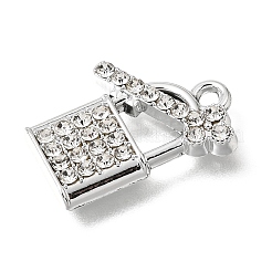 UV Plating Alloy Crystal Rhinestone Pendants&nbsp;RB-CBAD37D-09P