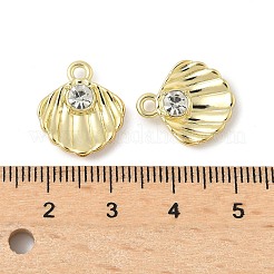 Alloy Rhinestone Pendants&nbsp;PALLOY-F316-02C-G