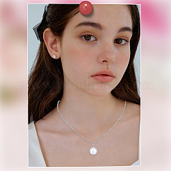 100Pcs 2 Colors ABS Plastic Pearl Pendants&nbsp;FIND-BM0001-41