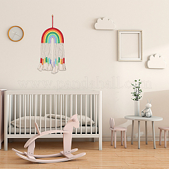 DIY Rainbow Knitting Crochet Tapestry Kit&nbsp;DIY-WH0257-11