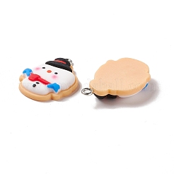 Christmas Theme Opaque Resin Pendants&nbsp;FIND-E025-01