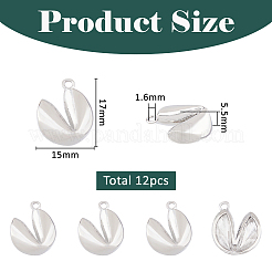 12Pcs Brass Pendants&nbsp;KK-HS0001-83P