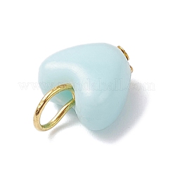 Opaque Polystyrene Plastic Pendants&nbsp;PALLOY-JF04353-02