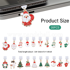 Christmas Theme Plastic Mobile Dustproof Plugs&nbsp;PALLOY-GL00005