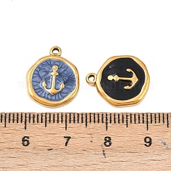 304 Stainless Steel Enamel Pendants&nbsp;STAS-P425-01G-07