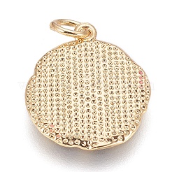 Brass Enamel Pendants&nbsp;KK-O113-03G-A