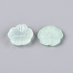 Transparent Spray Painted Glass Beads&nbsp;GLAA-Q089-003-E001-1