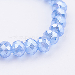 Glass Beads Stretch Bracelets&nbsp;GLAA-K018-01B