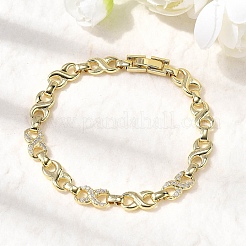 Brass Link Chain Bracelets for Women&nbsp;BJEW-H630-05G
