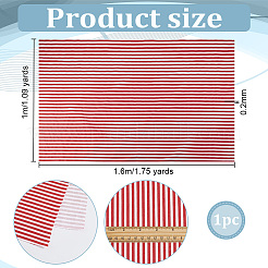Cotton Fabric with Strip Pattern&nbsp;DIY-PH0037-96C