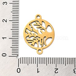 304 Stainless Steel Connector Charms&nbsp;LS-STAS-D013-02E-G