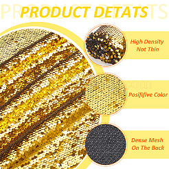 PVC Reversible Sequin Fabric&nbsp;DIY-WH0430-543A
