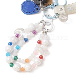 Resin & Acrylic Beaded Mobile Straps&nbsp;HJEW-JM01137