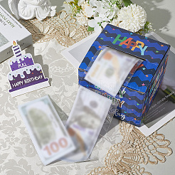 Happy Birthday Day Money Box for Cash Gift Pull&nbsp;DIY-WH200050-32A