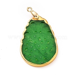 Natural Jade Pendants&nbsp;KK-G409-04G