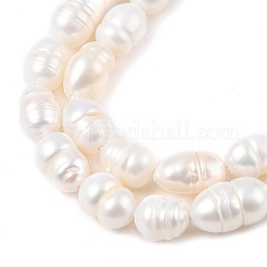 Natural Cultured Freshwater Pearl Beads Strands&nbsp;PEAR-I007-01A-01A