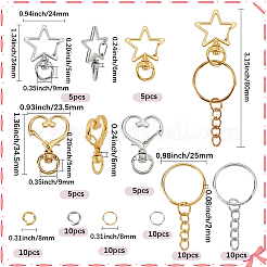 DIY Keychain Findings Kits&nbsp;DIY-SP0006-94