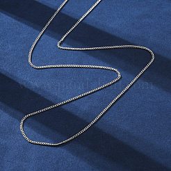 Brass Curb Chains Necklaces for Women&nbsp;NJEW-D302-73P