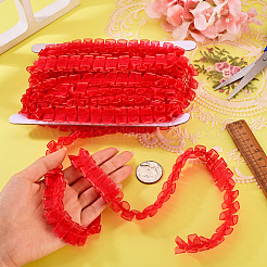 10M Double Layer Polyester Lace Ribbon&nbsp;OCOR-TA0004-14D