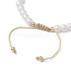 Natural Black Onyx Braided Beaded Bracelets&nbsp;BJEW-JB11668-02