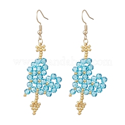 Glass Dangle Earrings&nbsp;EJEW-MZ00688-02