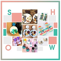 9Pcs 9 Style Plastic Cutting Dies Molds&nbsp;DIY-FH0004-19