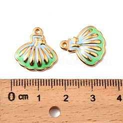 304 Stainless Steel Enamel Pendants&nbsp;STAS-Z145-09G-01