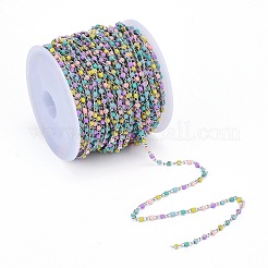 304 Stainless Steel Enamel Twisted Chains&nbsp;X-STAS-R100-40B