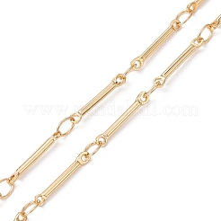 Brass Bar Link Chain Necklace Making&nbsp;AJEW-JB01188-01