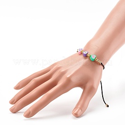 Adjustable Nylon Thread Cord Bracelets&nbsp;BJEW-JB06349-01