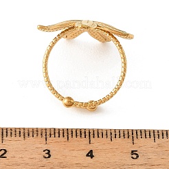 304 Stainless Steel Cuff Open Rings&nbsp;RJEW-T037-06G