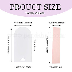 20Sets Blank Acrylic Signs&nbsp;AJEW-TA0001-63B