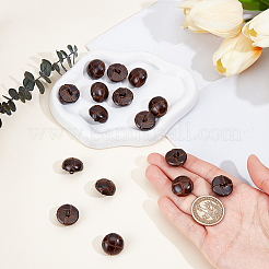 16Pcs 1-Hole Cowhide Shank Buttons&nbsp;FIND-CY0002-04A