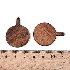 Walnut Wood Pendants&nbsp;WOOD-T032-23