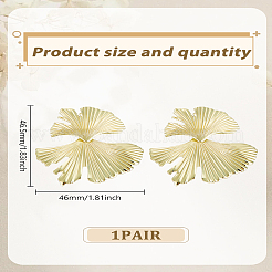 1 Pair Alloy Stud Earrings&nbsp;EJEW-LP0007-105G