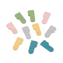 Painted Poplar Wood Cabochons&nbsp;WOOD-T021-28