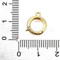 Brass Fold Over Clasps&nbsp;KK-D356-09G