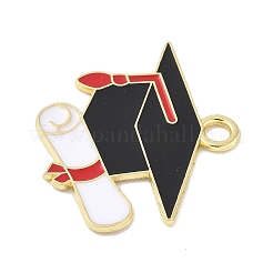 School Supplies Alloy Enamel Pandants&nbsp;FIND-M083-03F-G