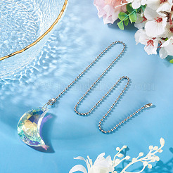 1Pc Glass Ceiling Fan Pull Chain Extenders&nbsp;HJEW-TADJ0001-05B