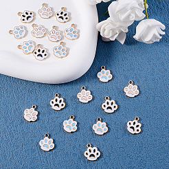 30Pcs 3 Colors Alloy Enamel Pendants&nbsp;ENAM-CJ0001-102