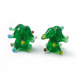 Christmas Theme Handmade Lampwork Beads&nbsp;LAMP-I026-01