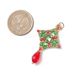 Christmas Glass Pendants&nbsp;PALLOY-MZ01051-01
