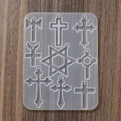 Star of David & Cross Pendant DIY Silicone Molds&nbsp;X1-SIMO-C012-05