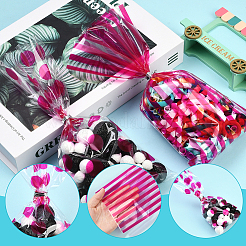 100Pcs 4 Styles Rectangle Plastic Candy Bags&nbsp;ABAG-WH20013-19E
