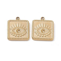 Ion Plating(IP) 304 Stainless Steel Pendant Rhinestone Settings&nbsp;STAS-G301-02G