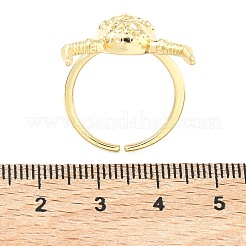 Brass Cuff Rings&nbsp;RJEW-D341-01G