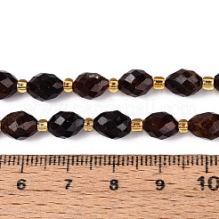 Natural Orange Garnet Beads Strands&nbsp;G-N342-35-8x6-05