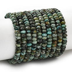 Natural African Turquoise(Jasper) Beads Strands&nbsp;G-G343-A05-2x4mm