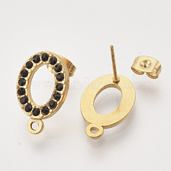 304 Stainless Steel Stud Earring Findings&nbsp;STAS-T052-03G